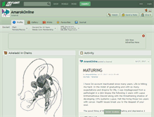 Tablet Screenshot of amarokonline.deviantart.com