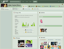 Tablet Screenshot of cyber-scene-emo.deviantart.com