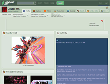 Tablet Screenshot of jester-mx.deviantart.com