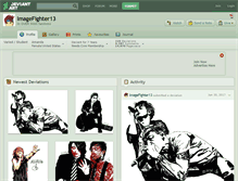 Tablet Screenshot of imagefighter13.deviantart.com