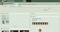 Desktop Screenshot of edwardcullencameplz.deviantart.com