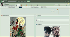 Desktop Screenshot of ficklestix.deviantart.com
