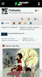 Mobile Screenshot of ficklestix.deviantart.com