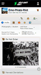 Mobile Screenshot of emo-pirate-riot.deviantart.com