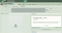 Desktop Screenshot of formainvenitartem.deviantart.com
