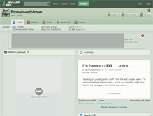 Tablet Screenshot of formainvenitartem.deviantart.com