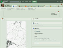 Tablet Screenshot of furuzono.deviantart.com