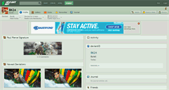 Desktop Screenshot of bk24.deviantart.com
