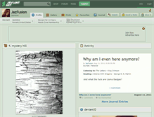 Tablet Screenshot of jazfusion.deviantart.com