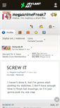 Mobile Screenshot of megaanimefreak7.deviantart.com
