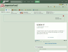 Tablet Screenshot of megaanimefreak7.deviantart.com