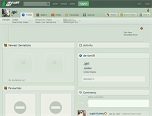 Tablet Screenshot of jgkl.deviantart.com