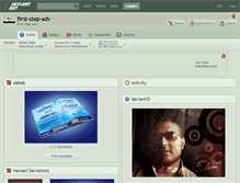 Tablet Screenshot of first-step-adv.deviantart.com