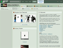 Tablet Screenshot of dotca-members.deviantart.com