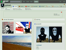 Tablet Screenshot of comixed.deviantart.com