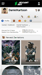Mobile Screenshot of danielkarlsson.deviantart.com