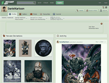 Tablet Screenshot of danielkarlsson.deviantart.com