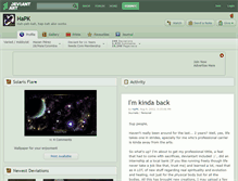 Tablet Screenshot of hapk.deviantart.com