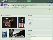 Tablet Screenshot of noyk.deviantart.com