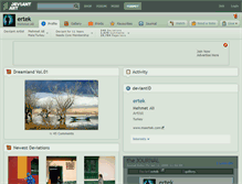 Tablet Screenshot of ertek.deviantart.com