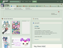 Tablet Screenshot of cr33py.deviantart.com
