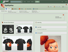 Tablet Screenshot of fayefayehsu.deviantart.com