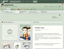 Tablet Screenshot of guitarnrd362.deviantart.com