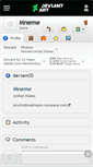 Mobile Screenshot of mneme.deviantart.com