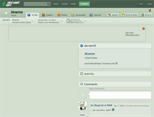 Tablet Screenshot of mneme.deviantart.com