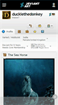 Mobile Screenshot of duckiethedonkey.deviantart.com
