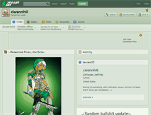Tablet Screenshot of ciarannihill.deviantart.com