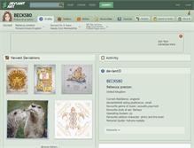 Tablet Screenshot of becks80.deviantart.com