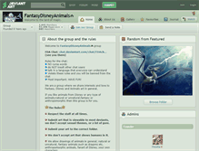 Tablet Screenshot of fantasydisneyanimals.deviantart.com