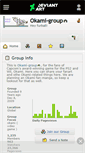 Mobile Screenshot of okami-group.deviantart.com