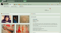 Desktop Screenshot of duskenight.deviantart.com