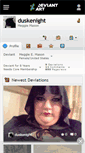 Mobile Screenshot of duskenight.deviantart.com
