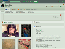 Tablet Screenshot of duskenight.deviantart.com