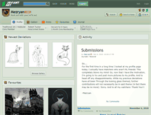 Tablet Screenshot of mezryan.deviantart.com