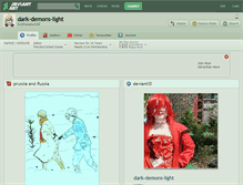 Tablet Screenshot of dark-demons-light.deviantart.com