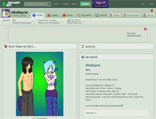 Tablet Screenshot of missrayne.deviantart.com