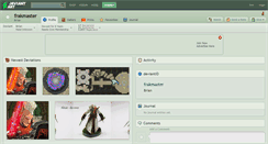 Desktop Screenshot of frakmaster.deviantart.com