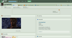 Desktop Screenshot of chasingalistair.deviantart.com