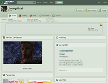 Tablet Screenshot of chasingalistair.deviantart.com