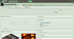 Desktop Screenshot of ernestotequillaymota.deviantart.com