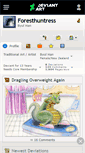 Mobile Screenshot of foresthuntress.deviantart.com