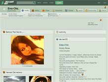Tablet Screenshot of emo-chic.deviantart.com