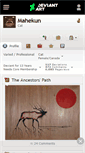 Mobile Screenshot of mahekun.deviantart.com