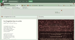 Desktop Screenshot of gracelette.deviantart.com