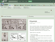 Tablet Screenshot of chelse.deviantart.com