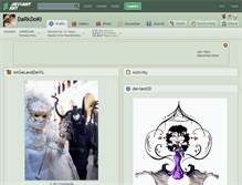 Tablet Screenshot of darkdoki.deviantart.com